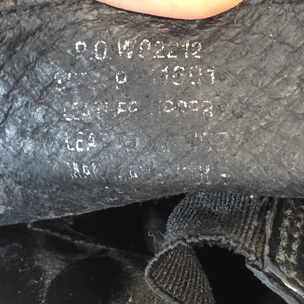 Kenneth Cole Reaction Square Toe Slip On Dress Shoes Black‎ Leather Men Size 9